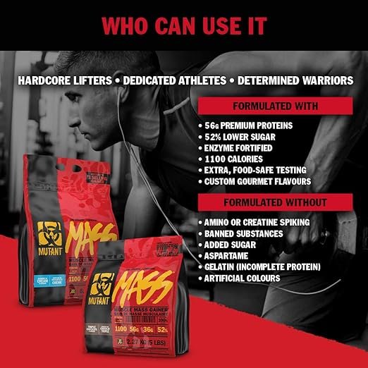 Mutant Mass 2.27 Kg Muscle Mass Gainer - Image 2