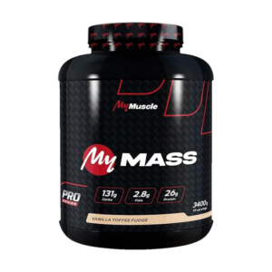 MyMUSCLE - My Mass - Hard Gainer en Poudre - Prise de Masse Musculaire - Vanilla Toffee Fudge 3,4kg - 19 Portions